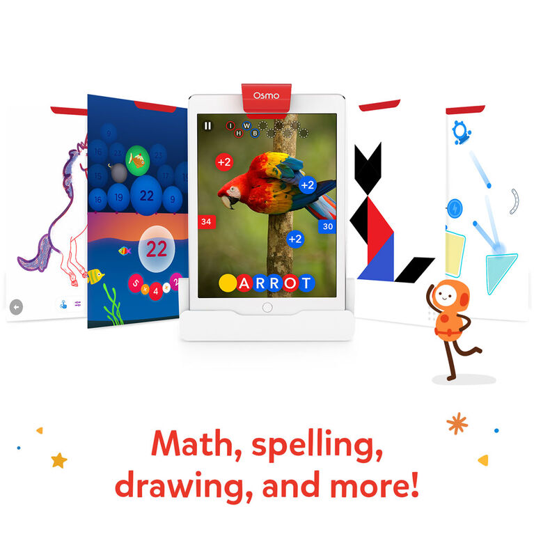 Osmo - Genius Starter Kit for iPad: 5 Educational Learning Games - STEM Toy (Osmo Base Included)