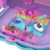 Polly Pocket Dolls Pollyville Resort Roll Away Playset