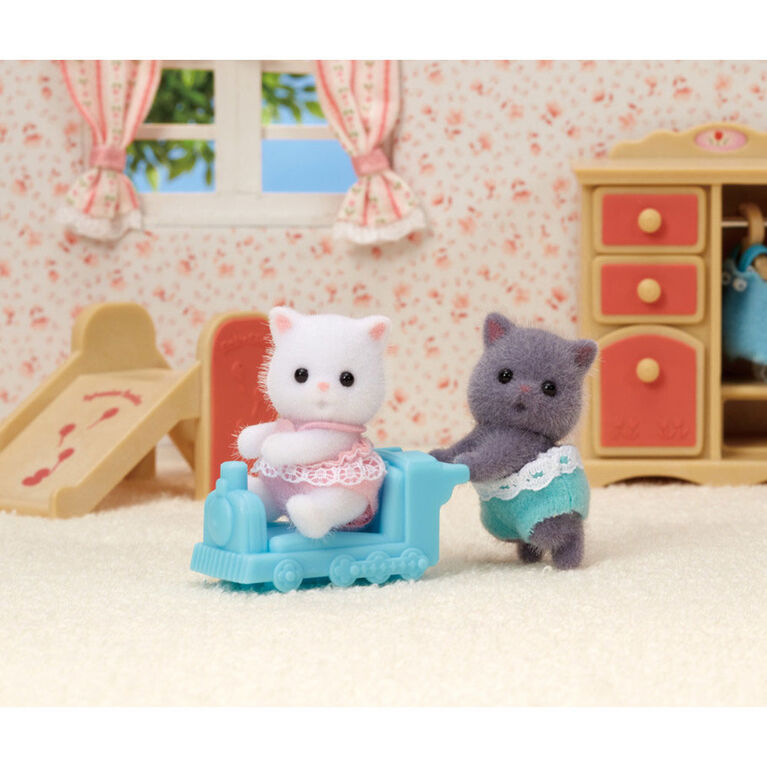 Calico Critters Les Jumeaux Chat Persan
