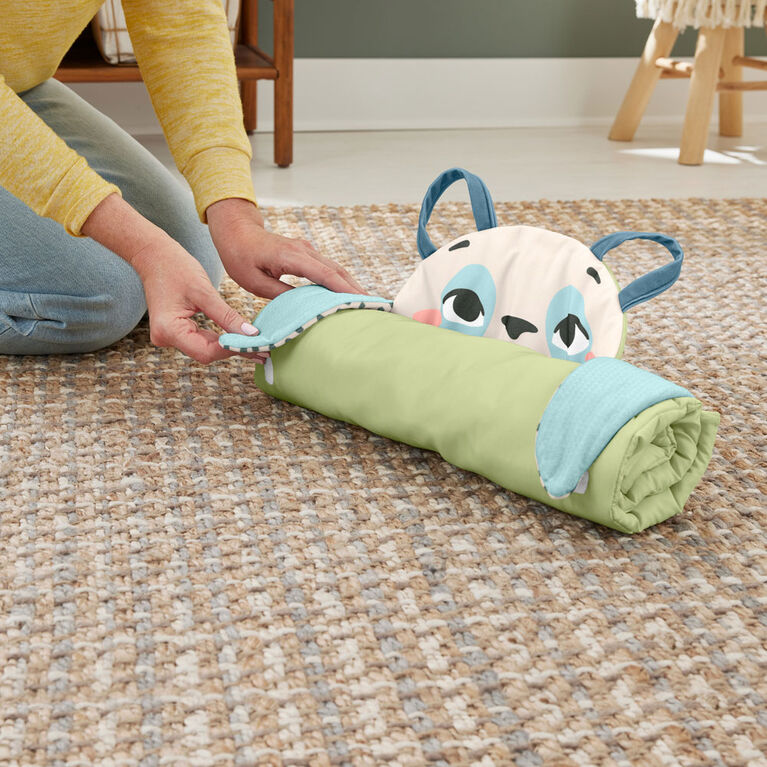 Fisher-Price Planet Friends Roly-Poly Panda Baby Activity Play Mat with 2 Toys