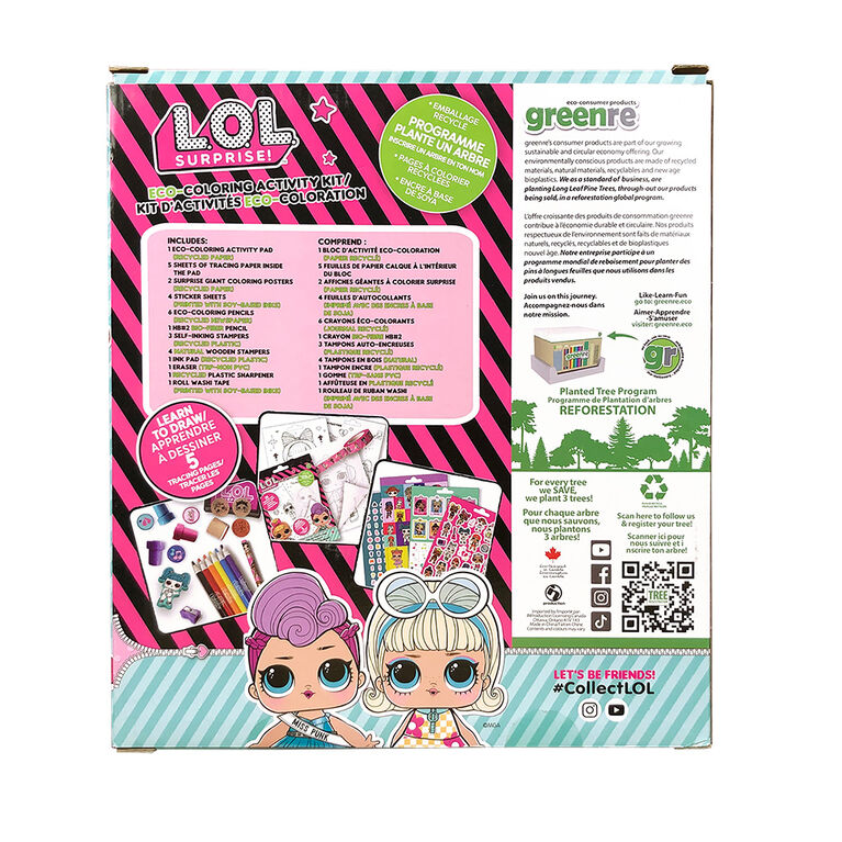 Eco LOL-Surprise Box Colouring Activity