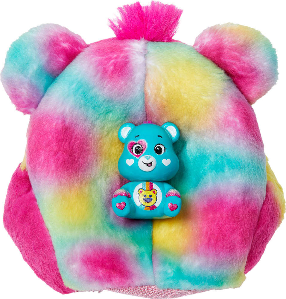 Barbie Cutie Reveal Care Bears Doll & Accessories, Series 2 Good Vibes Bear with 10 Surprises