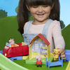 Peppa Pig All Around Peppa's Town Set with Adjustable Track; Includes Vehicle and 1 Figure (English)