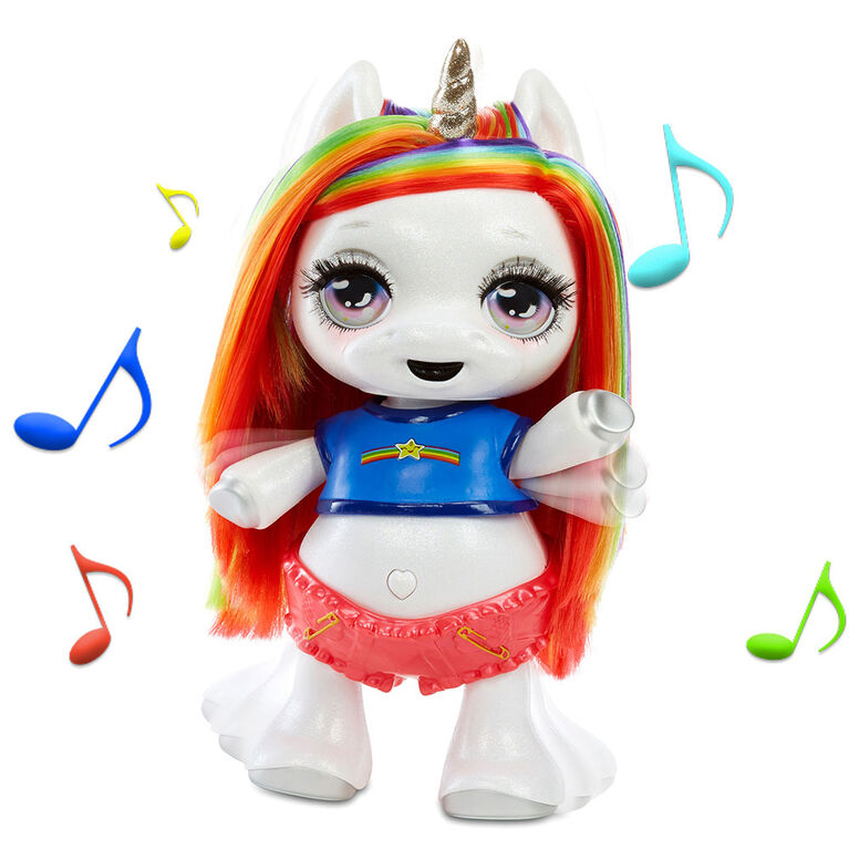Poopsie Dancing Unicorn Rainbow Brightstar - Poupée licorne dansante et chantante (Jouet robotique à piles)