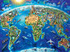 Ravensburger - World Landmarks Map Puzzle 300pc