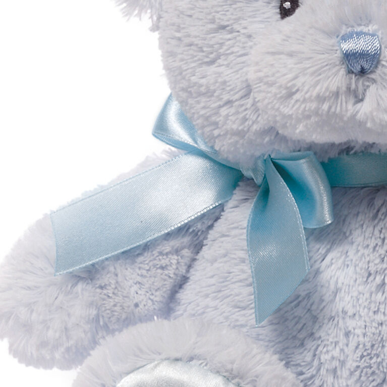 Baby GUND, Ours en peluche classique, My First Teddy, bleu, 25 cm