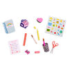 Our Generation, Brilliant Bureau Desk Set, Home Desk Accessory Set for 18-inch Dolls - English Edition