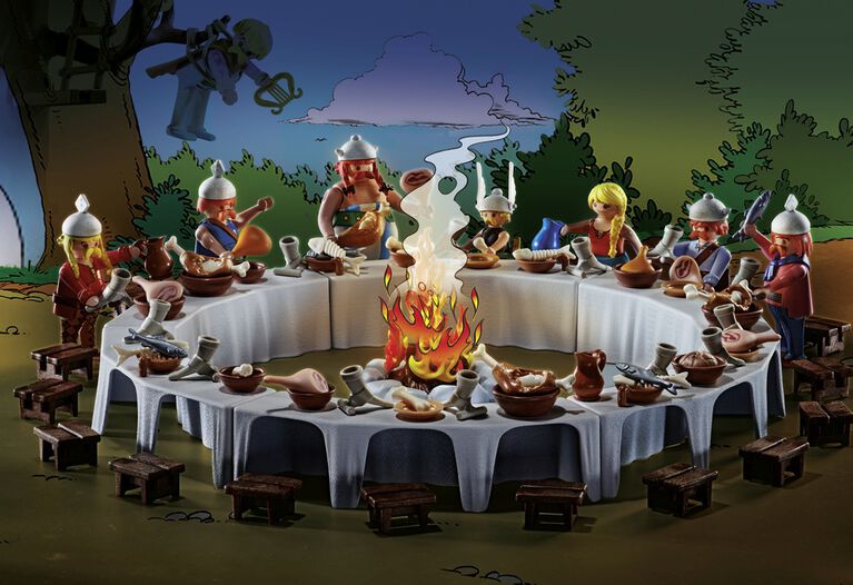 Astérix : The village banquet