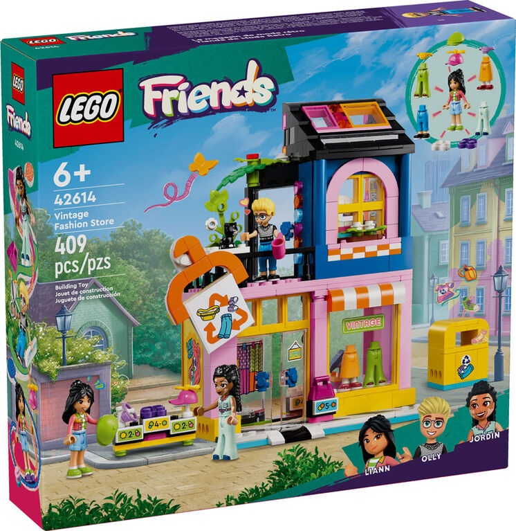 Jouet de magasin LEGO Friends Le magasin de mode rétro 42614