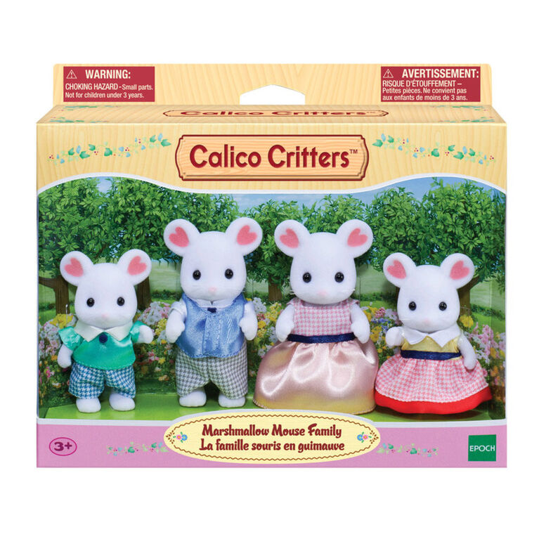 Calico Critters - Marshmallow Mouse Family