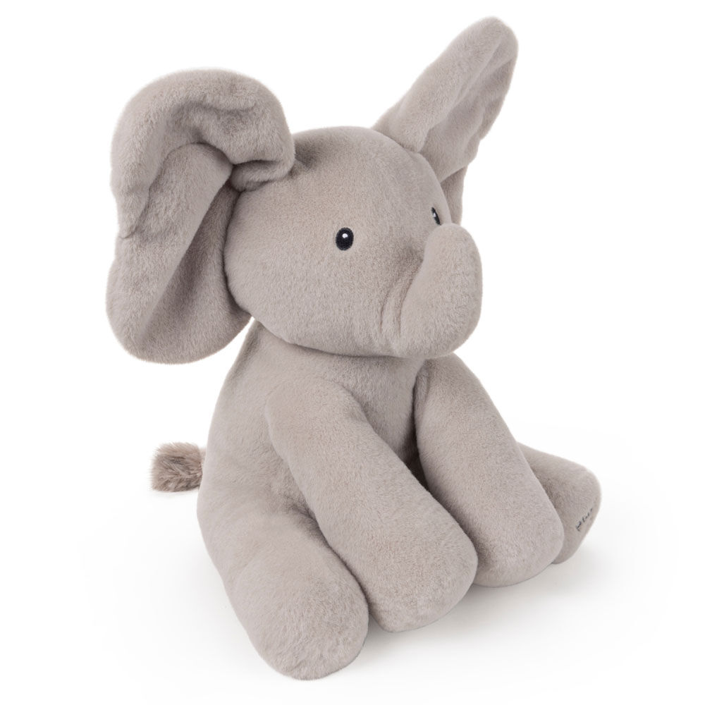 Baby GUND Peluche anim e Flappy l l phant gris 30 5 cm