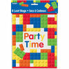 Building Blocks Loot Bags, 8 pieces - English Edition