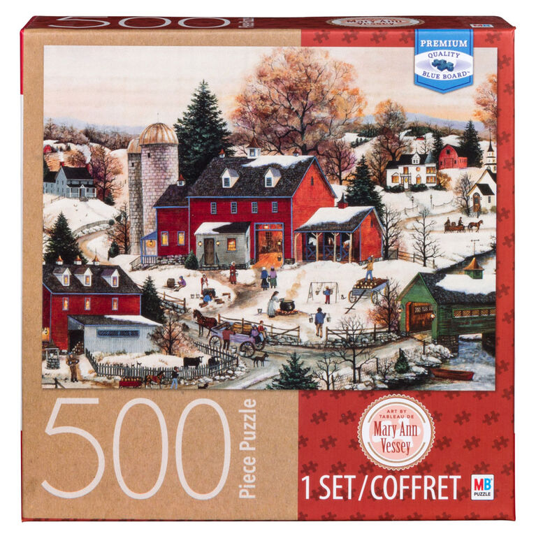 Artist Mary Ann Vessey - 500-Piece Adult Jigsaw Puzzle - Maple Sugar Time