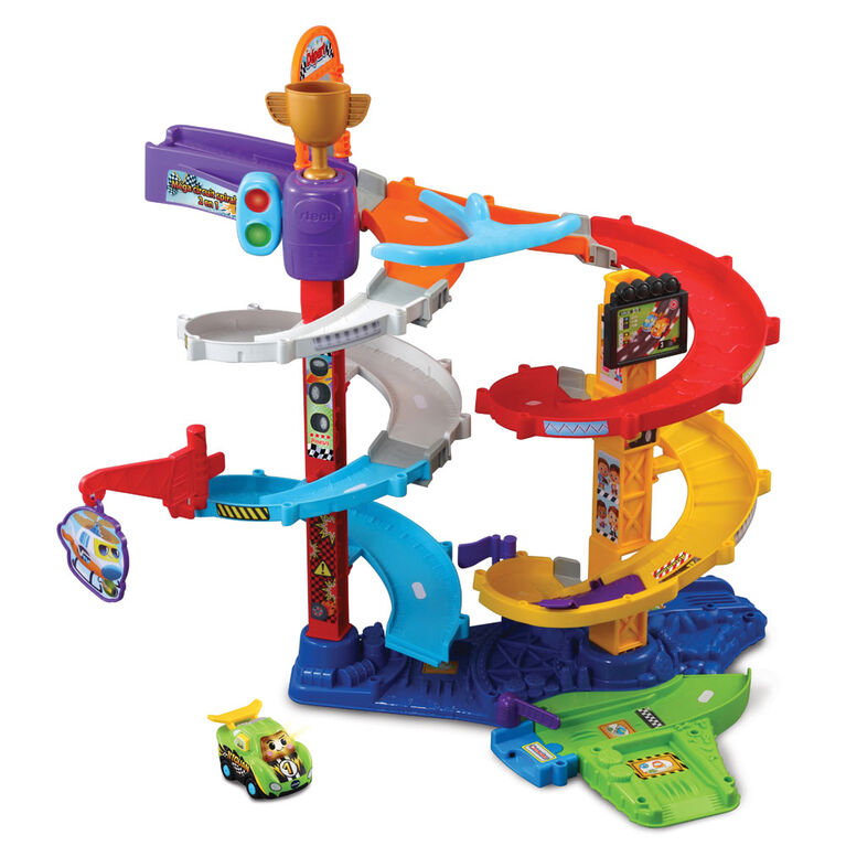 VTech Tut Tut Bolides Ultimate Corkscrew Tower - French Edition