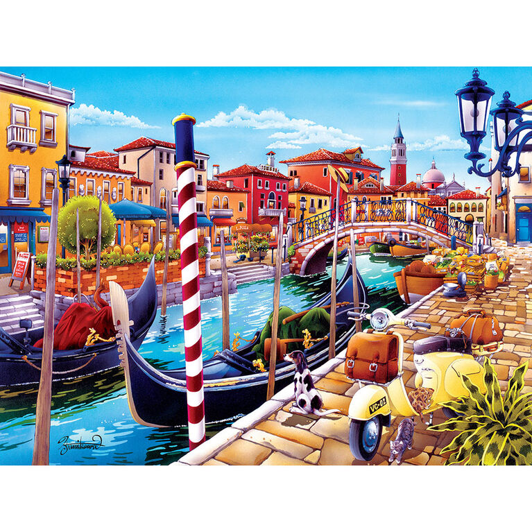 Travel Diary Venice - 550 Piece Jigsaw Puzzle - English Edition