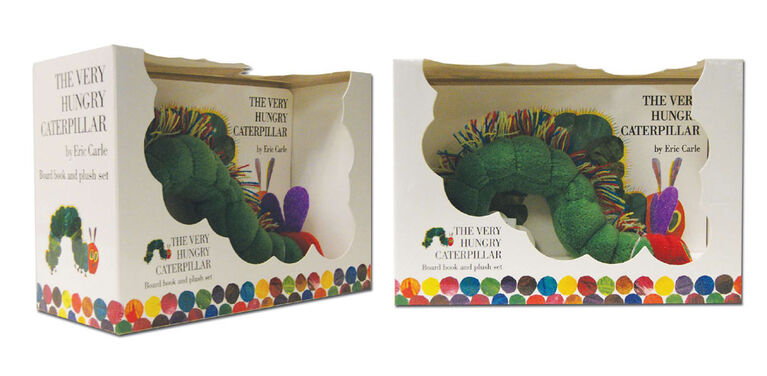 The Very Hungry Caterpillar Board Book and Plush - Édition anglaise