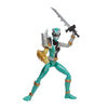 Power Rangers Dino Fury Green Ranger with Sprint Sleeve Action Figure Toy with Dino Fury Key