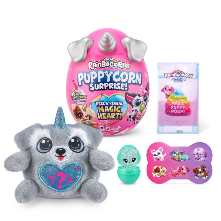 Rainbocorns Sparkle Heart Surprise Series 4 Puppycorn Surprise (Style May Vary)