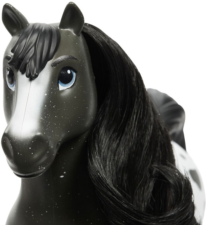 Spirit: l'indomptable - Cheval de troupeau  - Crinière longue noire