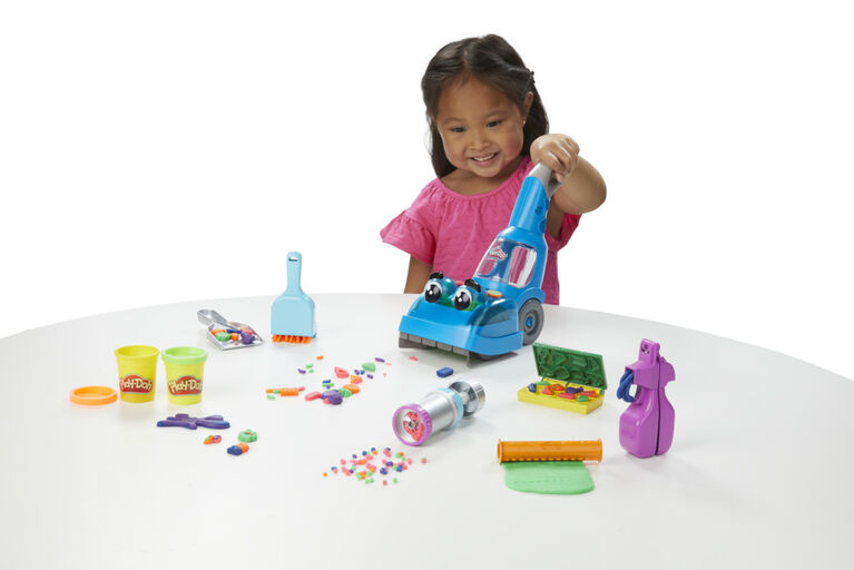 Play-Doh Zoom Zoom Aspirateur et accessoires avec 5 pots de pâte à modeler atoxique