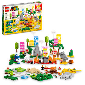 LEGO Super Mario Ensemble La boîte à outils créative; Ensemble de jeu de construction 71418 (588 pièces)