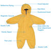 Kids Thin-Lined Rain Suits | Prairie Flowers - 3T (3-4Y)