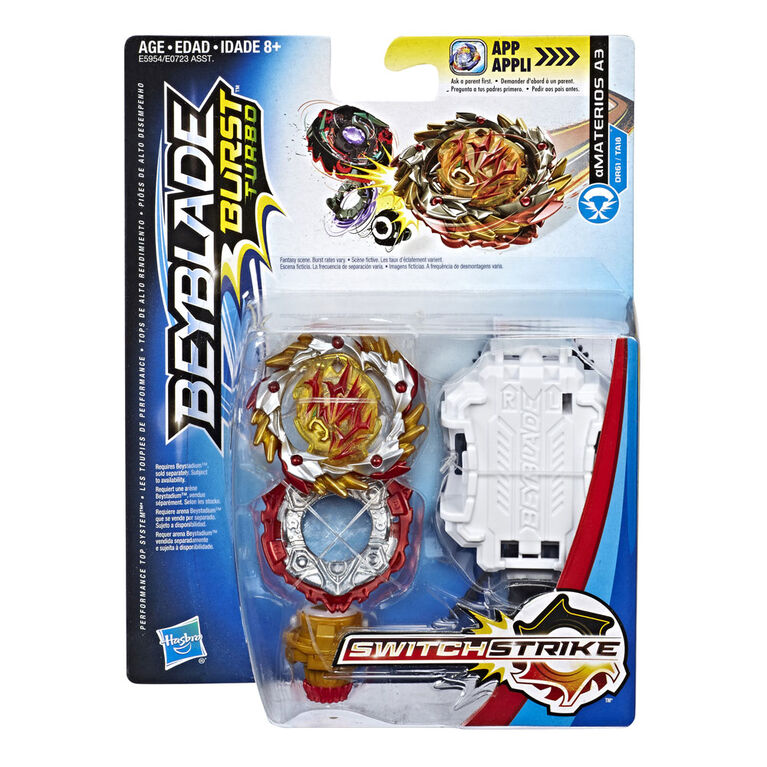 Beyblade Burst Turbo SwitchStrike- Kit de départ Amaterios A3.