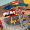 KidKraft - Airport Express Train Set & Table - Espresso