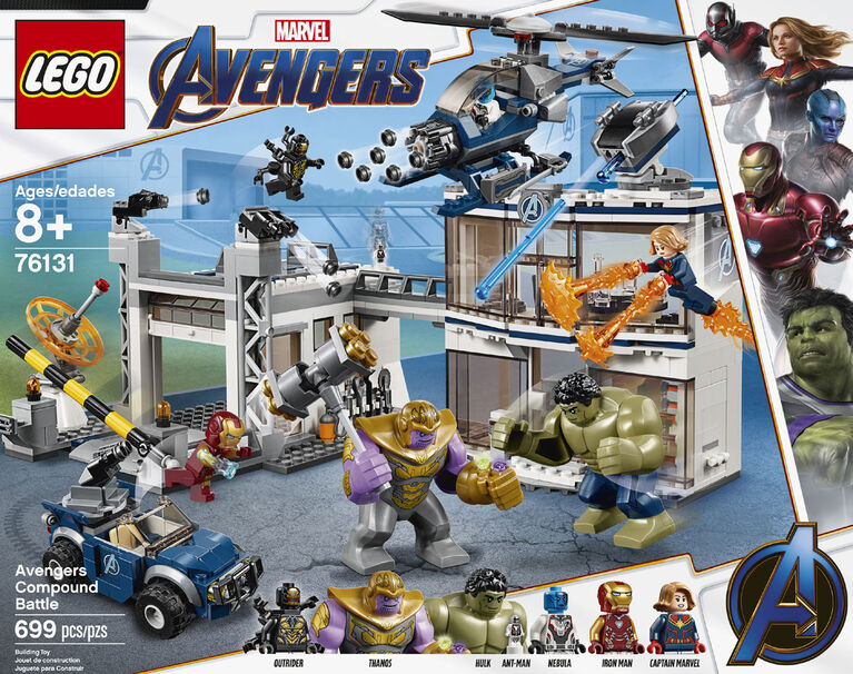 LEGO Super Heroes Marvel L'attaque du QG des Avengers 76131