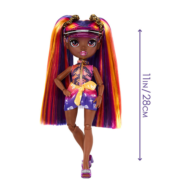 Rainbow High Pacific Coast Phaedra Westward- Sunset (Purple) Fashion Doll