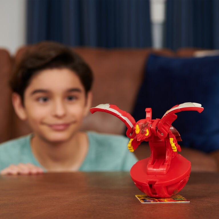 Bakugan Deka, Titanium Dragonoid, Jumbo Collectible, Customizable Action Figure and Trading Cards, Combine & Brawl