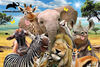 Planète Animale - African Selfie - 150 pc Casse-tête Super 3D. - Notre exclusivité