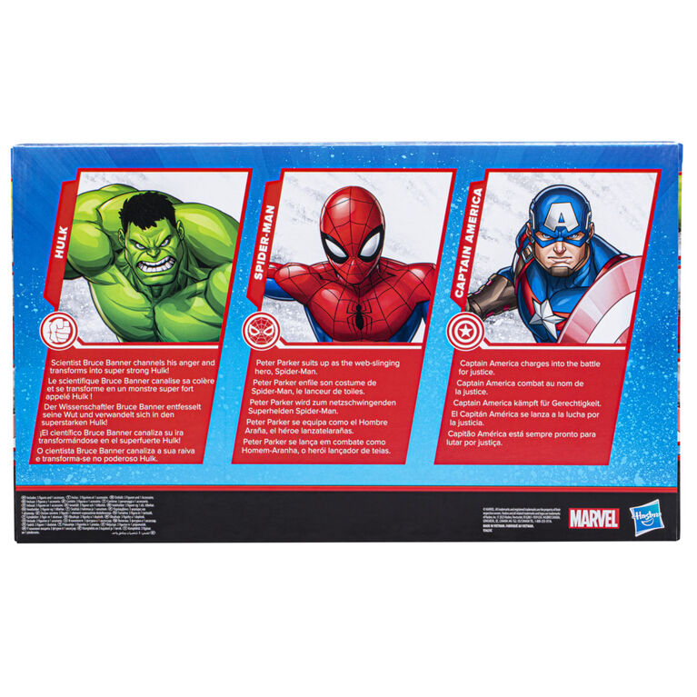 Marvel Mighty Hero Series Defenders Pack 9.5 Inch Action Figures