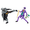 DC Comics, Batman Adventures, Batman vs The Joker Action Figures Set, 2 Figures, 12 Armor Accessories, 12-inch