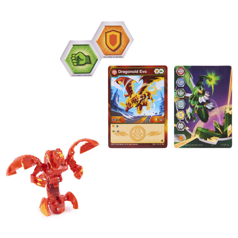 Wardian sag lammelse bus Bakugan Evolutions, Dragonoid Evo, 2-inch Tall Collectible Action Figure  and Trading Card | Toys R Us Canada