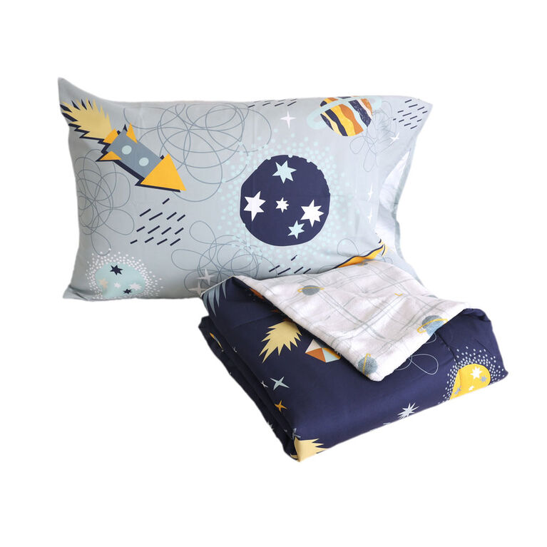 Parure de lit pour tout-petit de 3 pièces, Espace