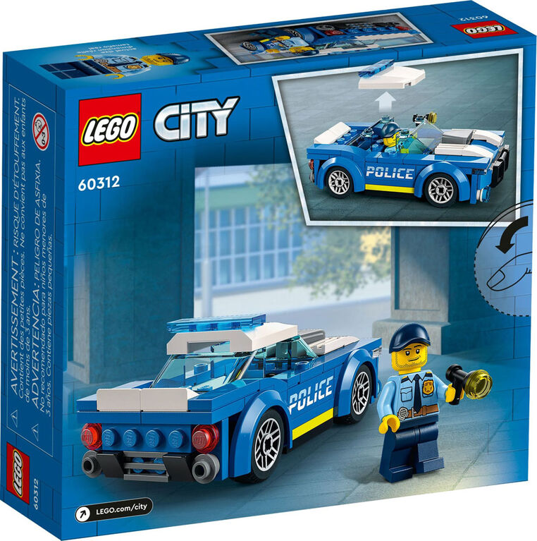 LEGO City La voiture de police 60312 Ensemble de construction (94 pièces)