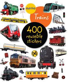 Eyelike Stickers: Trains - Édition anglaise