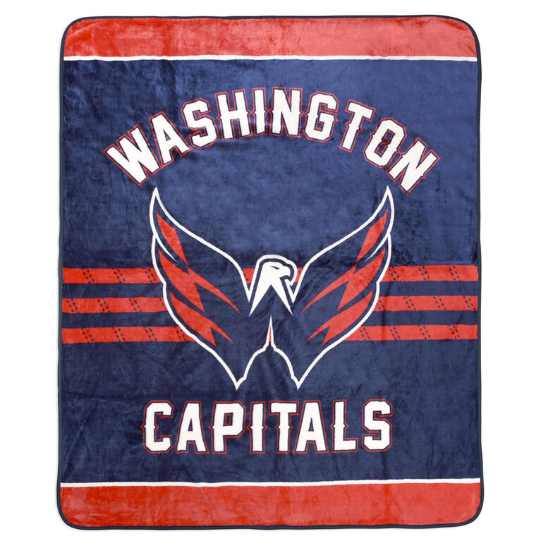 Couverture de velours luxe LNH - Washington Capitals