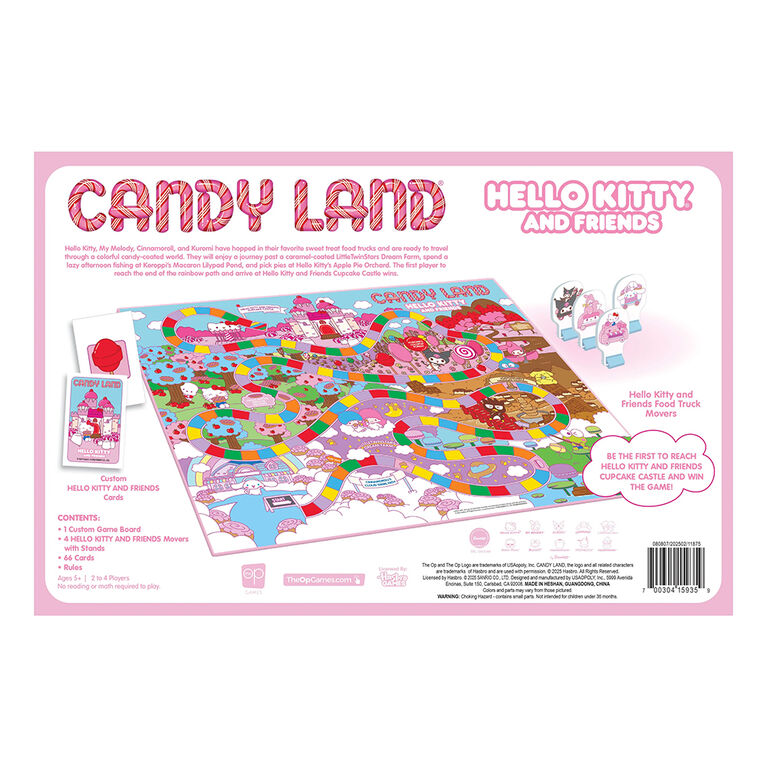 USAopoly CANDY LAND: Hello Kitty and Friends - Édition anglaise