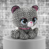 GUND P.Lushes Designer Fashion Pets Khloe O'Bearci Bear Premium Stuffed Animal, Black and White, 6"
