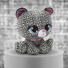 GUND P.Lushes Designer Fashion Pets, Khloe O'Bearci, ourse en peluche de luxe douce et élégante, noir et blanc, 15,2 cm