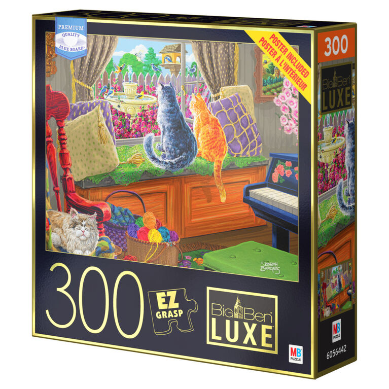 Big Ben 300-Piece Luxe Jigsaw Puzzle, Kitty View