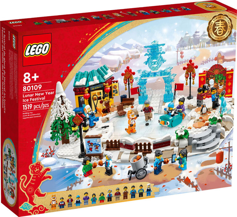 LEGO Festival de glace du Nouvel An lunaire 80109 Ensemble de construction (1 519 pièces)