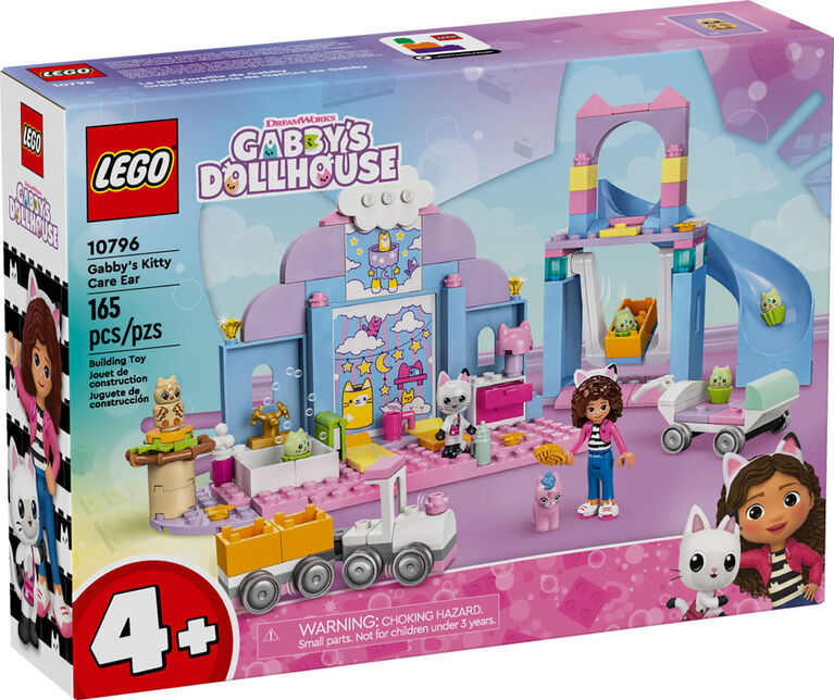 LEGO Gabby's Dollhouse Gabby's Kitty Care Ear Animal Playset, Pet Pretend-Play Toy 10796