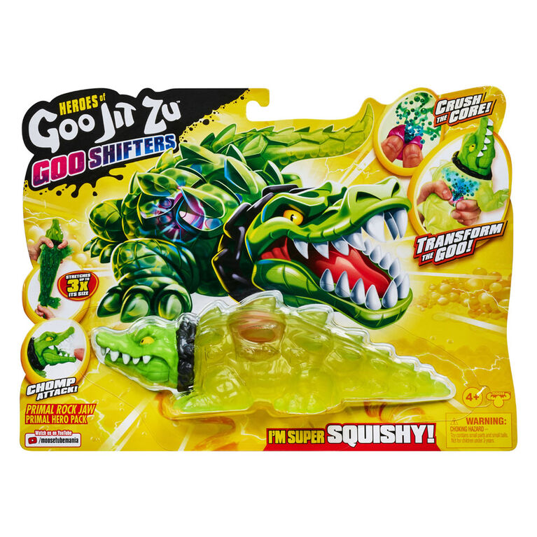 Heroes Of Goo Jit Zu Goo Shifters S7 Primal Hero Pack Primal Rockjaw