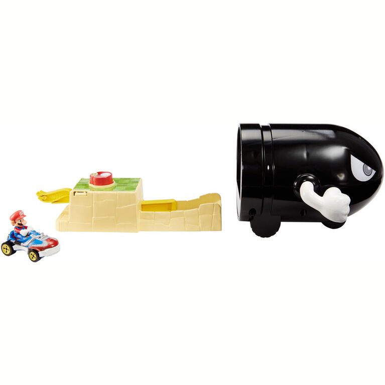 Hot Wheels - Mario Kart - Coffret de jeu Bullet Bill