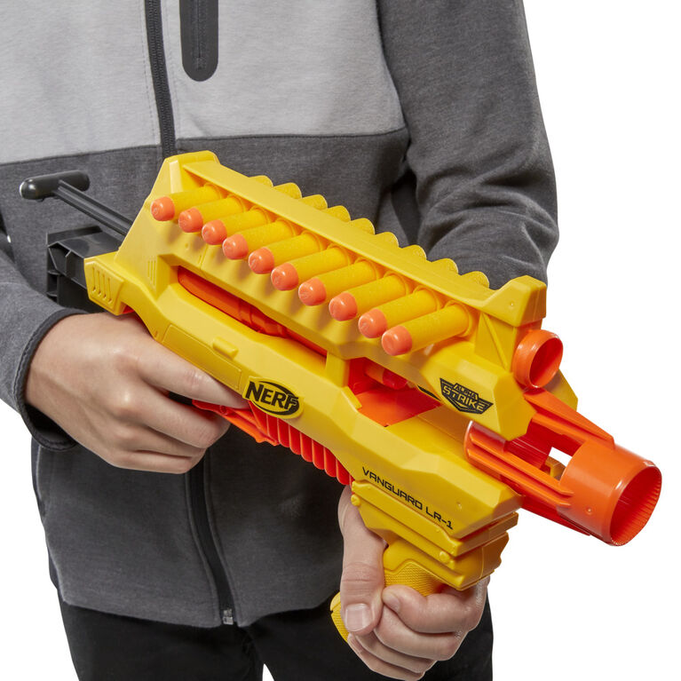 Nerf Alpha Strike, Kit d'infanterie, incluant 4 blasters et 20 fl&eacute;chettes Nerf Elite officielle - Notre exclusivit&eacute;