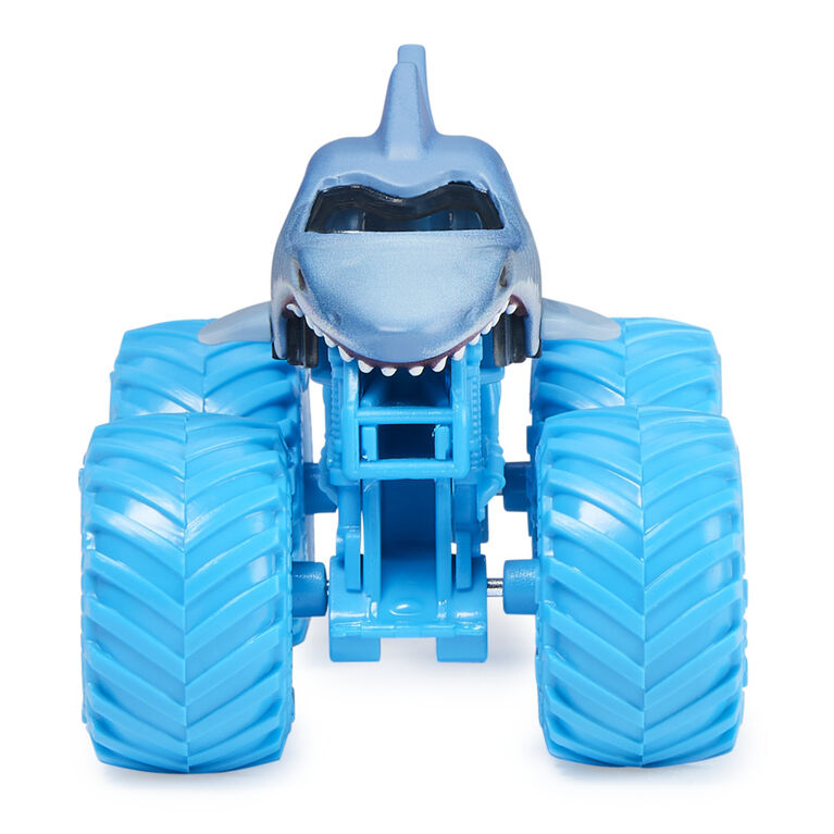 Monster Jam, Official Megalodon Monster Truck, Die-Cast Vehicle, 1:64 Scale