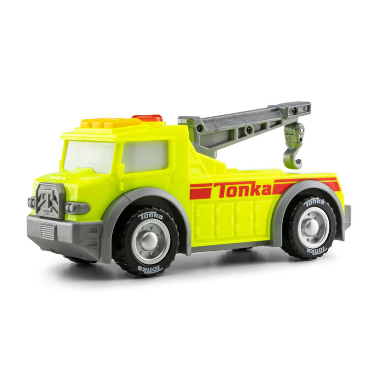 TONKA - MIGHTY FORCE Lights and  Sounds Tow Truck (Neon)